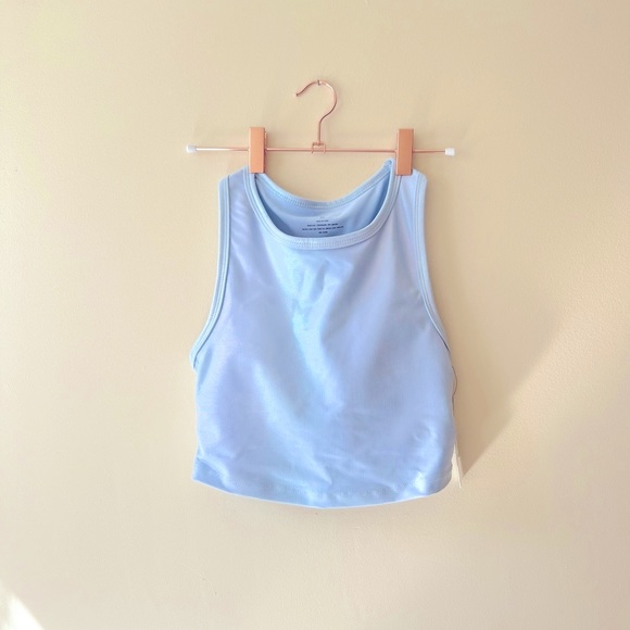 Blue Iridescent Padded Razer Back Padded Sports Bra by Aqua Size XS NWT - Picture 6 of 7